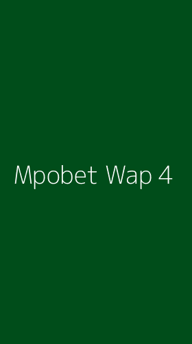 Tampilan Antarmuka Aplikasi Mpobet Wap - 4