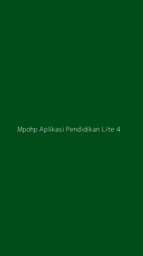Tampilan Antarmuka Aplikasi Mpohp Aplikasi Pendidikan Lite - 4