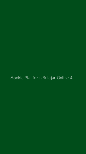 Tampilan Antarmuka Aplikasi Mpokic Platform Belajar Online - 4