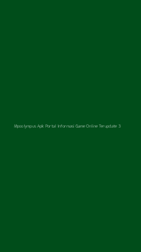 Tampilan Antarmuka Aplikasi Mpoolympus Apk Portal Informasi Game Online Terupdate - 3