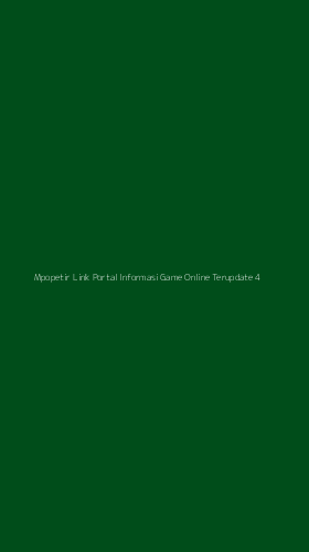 Tampilan Antarmuka Aplikasi Mpopetir Link Portal Informasi Game Online Terupdate - 4