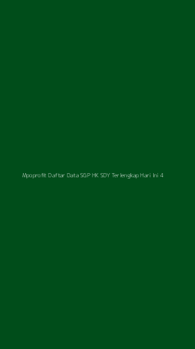 Tampilan Antarmuka Aplikasi Mpoprofit Daftar Data Sgp Hk Sdy Terlengkap Hari Ini - 4