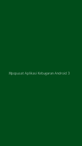 Tampilan Antarmuka Aplikasi Mpopusat Aplikasi Kebugaran Android - 3