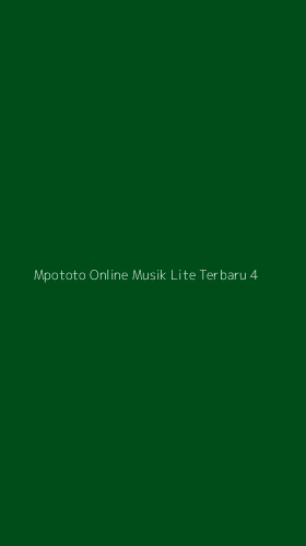 Tampilan Antarmuka Aplikasi Mpototo Online Musik Lite Terbaru - 4