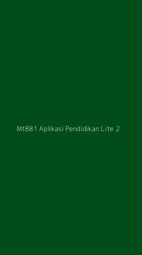 Tampilan Antarmuka Aplikasi Mt881 Aplikasi Pendidikan Lite - 2