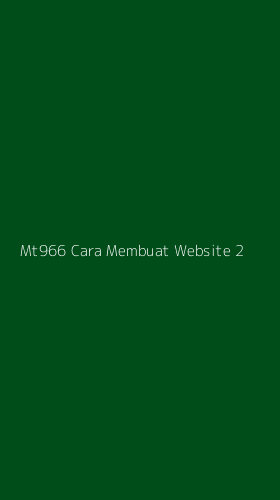 Tampilan Antarmuka Aplikasi Mt966 Cara Membuat Website - 2