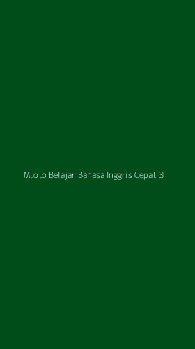 Tampilan Antarmuka Aplikasi Mtoto Belajar Bahasa Inggris Cepat - 3