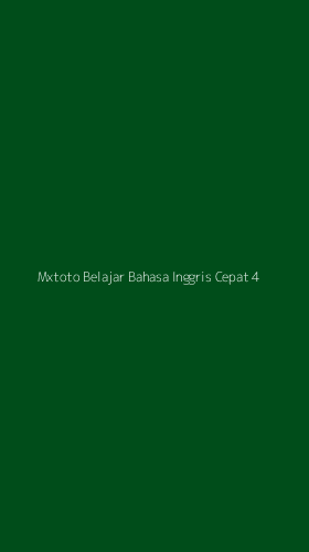 Tampilan Antarmuka Aplikasi Mxtoto Belajar Bahasa Inggris Cepat - 4