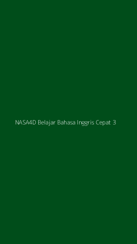 Tampilan Antarmuka Aplikasi Nasa4d Belajar Bahasa Inggris Cepat - 3
