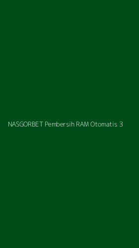 Tampilan Antarmuka Aplikasi Nasgorbet Pembersih Ram Otomatis - 3