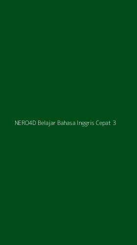 Tampilan Antarmuka Aplikasi Nero4d Belajar Bahasa Inggris Cepat - 3