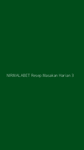 Tampilan Antarmuka Aplikasi Nirmalabet Resep Masakan Harian - 3