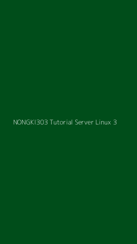 Tampilan Antarmuka Aplikasi Nongki303 Tutorial Server Linux - 3