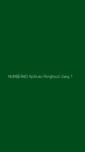 Tampilan Antarmuka Aplikasi Number4d Aplikasi Penghasil Uang - 1