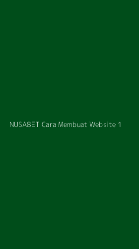 Tampilan Antarmuka Aplikasi Nusa8et Cara Membuat Website - 1
