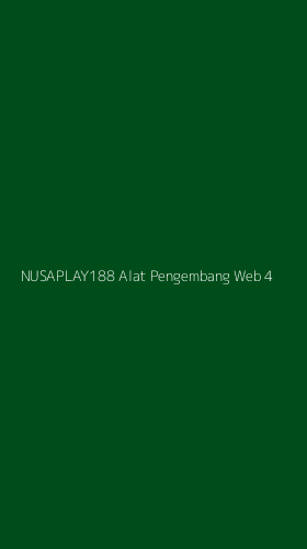 Tampilan Antarmuka Aplikasi Nusaplay188 Alat Pengembang Web - 4