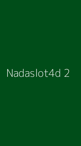 Tampilan Antarmuka Aplikasi Nadaslot4d - 2