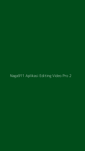 Tampilan Antarmuka Aplikasi Naga911 Aplikasi Editing Video Pro - 2