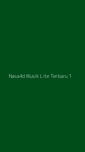 Tampilan Antarmuka Aplikasi Nasa4d Musik Lite Terbaru - 1