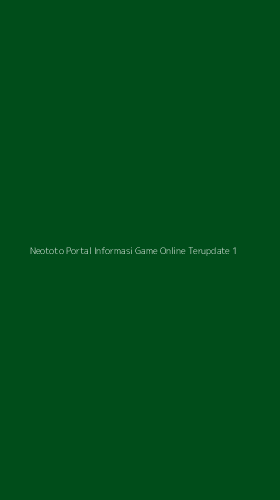 Tampilan Antarmuka Aplikasi Neototo Portal Informasi Game Online Terupdate - 1