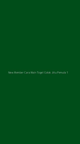 Tampilan Antarmuka Aplikasi New Member Cara Main Togel Colok Jitu Pemula - 1