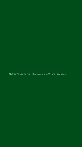 Tampilan Antarmuka Aplikasi No Sgp Keluar Portal Informasi Game Online Terupdate - 1