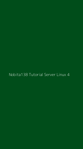 Tampilan Antarmuka Aplikasi Nobita138 Tutorial Server Linux - 4