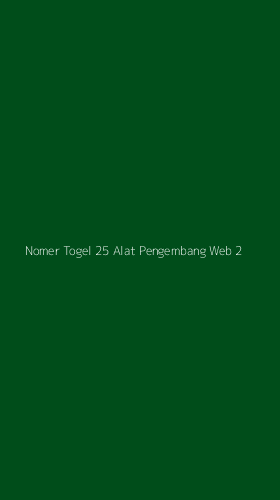 Tampilan Antarmuka Aplikasi Nomer Togel 25 Alat Pengembang Web - 2