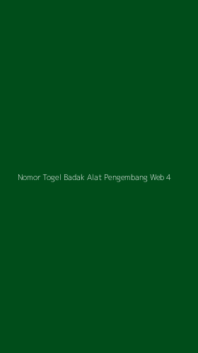 Tampilan Antarmuka Aplikasi Nomor Togel Badak Alat Pengembang Web - 4