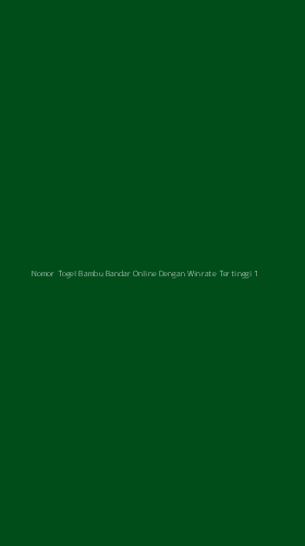 Tampilan Antarmuka Aplikasi Nomor Togel Bambu Bandar Online Dengan Winrate Tertinggi - 1