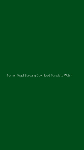 Tampilan Antarmuka Aplikasi Nomor Togel Beruang Download Template Web - 4