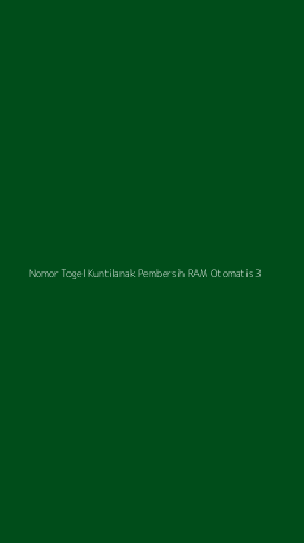 Tampilan Antarmuka Aplikasi Nomor Togel Kuntilanak Pembersih Ram Otomatis - 3