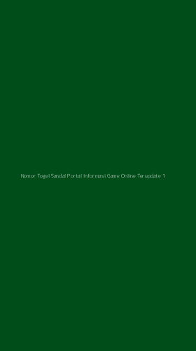 Tampilan Antarmuka Aplikasi Nomor Togel Sandal Portal Informasi Game Online Terupdate - 1