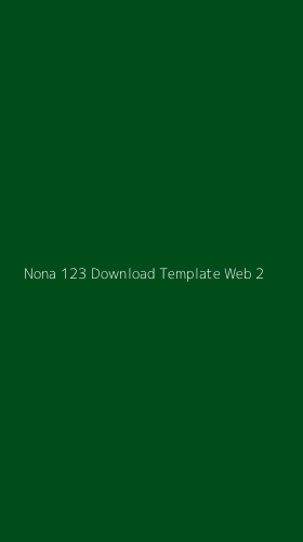 Tampilan Antarmuka Aplikasi Nona 123 Download Template Web - 2