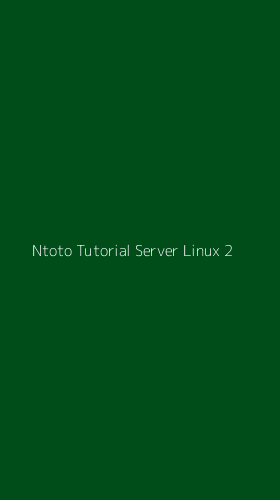 Tampilan Antarmuka Aplikasi Ntoto Tutorial Server Linux - 2