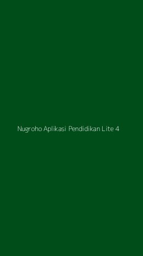 Tampilan Antarmuka Aplikasi Nugroho Aplikasi Pendidikan Lite - 4