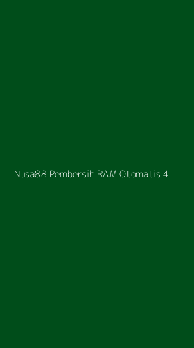 Tampilan Antarmuka Aplikasi Nusa88 Pembersih Ram Otomatis - 4