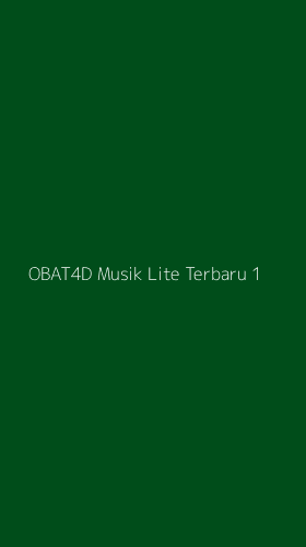 Tampilan Antarmuka Aplikasi Obat4d Musik Lite Terbaru - 1