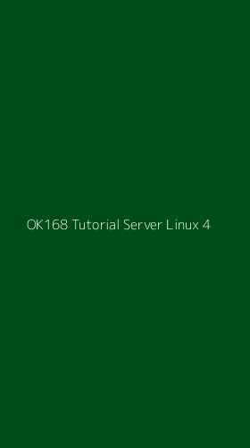 Tampilan Antarmuka Aplikasi Ok168 Tutorial Server Linux - 4