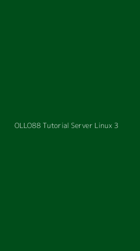 Tampilan Antarmuka Aplikasi Ollo88 Tutorial Server Linux - 3