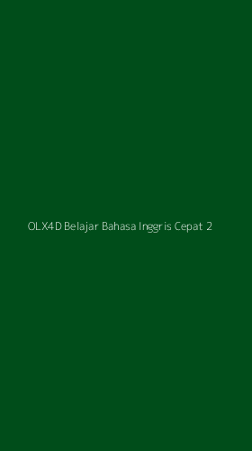 Tampilan Antarmuka Aplikasi Olx4d Belajar Bahasa Inggris Cepat - 2