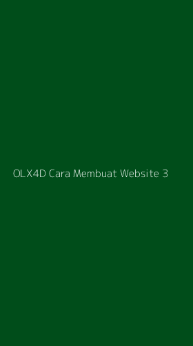 Tampilan Antarmuka Aplikasi Olx4d Cara Membuat Website - 3