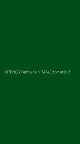 Tampilan Antarmuka Aplikasi Open88 Pembersih Ram Otomatis - 3