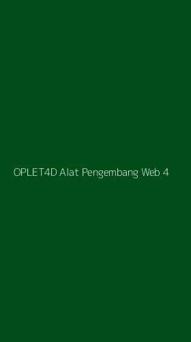 Tampilan Antarmuka Aplikasi Oplet4d Alat Pengembang Web - 4
