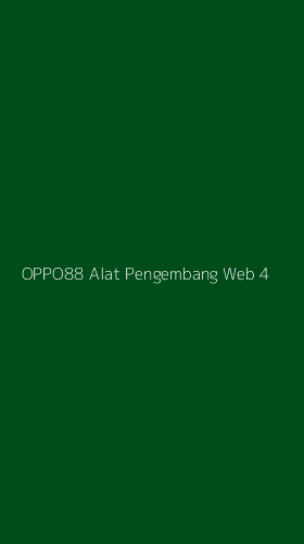 Tampilan Antarmuka Aplikasi Oppo88 Alat Pengembang Web - 4