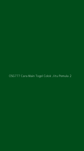 Tampilan Antarmuka Aplikasi Osg777 Cara Main Togel Colok Jitu Pemula - 2