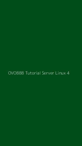 Tampilan Antarmuka Aplikasi Ovo888 Tutorial Server Linux - 4