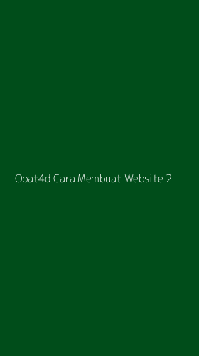 Tampilan Antarmuka Aplikasi Obat4d Cara Membuat Website - 2