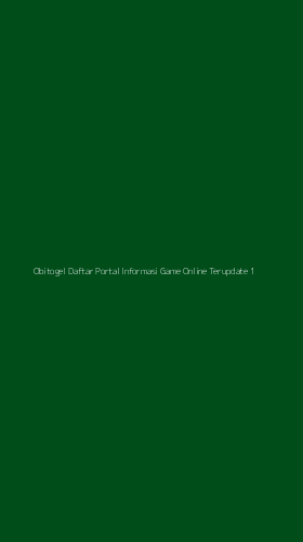 Tampilan Antarmuka Aplikasi Obitogel Daftar Portal Informasi Game Online Terupdate - 1