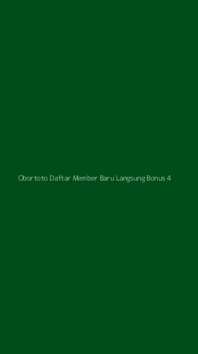 Tampilan Antarmuka Aplikasi Obortoto Daftar Member Baru Langsung Bonus - 4
